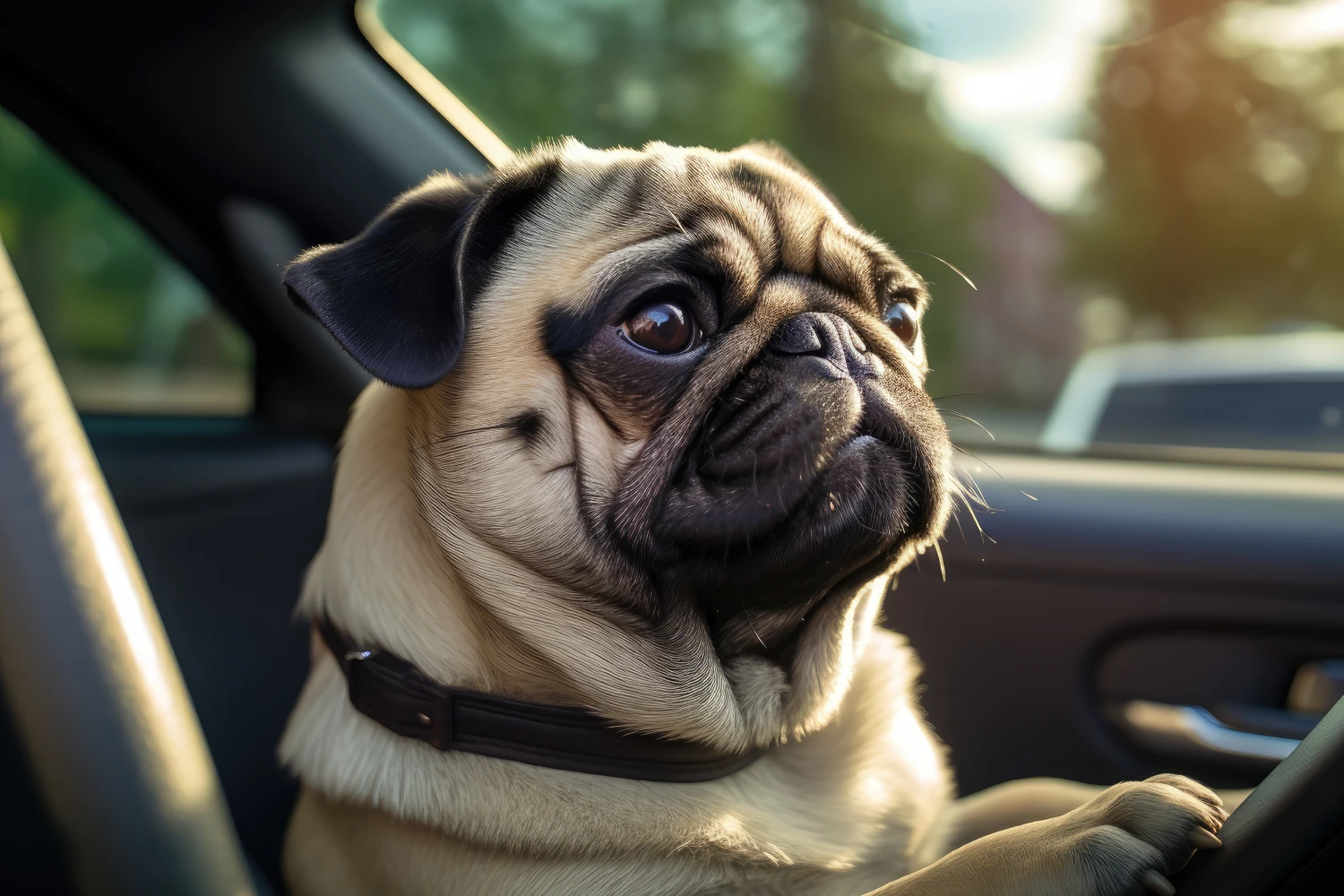 Buick Enclave Dog Car Seat Belt for Pugs